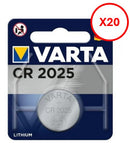 20x VARTA KEYFOB BATTERY - CR2025V Offer