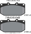 Textar Brake Pad Set - 2130701