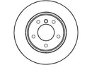 Disctech Brake Disc - Fits Bmw, Ssangyong - ABD2949 - Rear Axle
