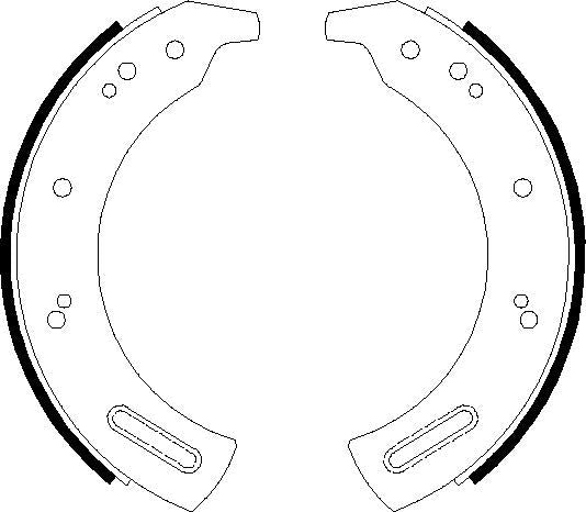 Mintex Brake Shoes fits -Aro bodies Land Rover MGR60 (also fits other vehicles)
