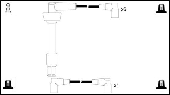 ElectroSpark Ignition Lead Set - OEK810