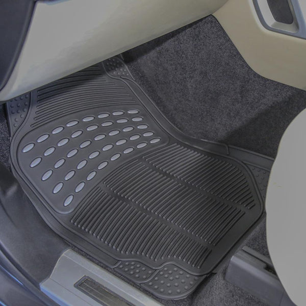 Equip Luxury Universal Fit Heavy Duty Rubber Car Mat