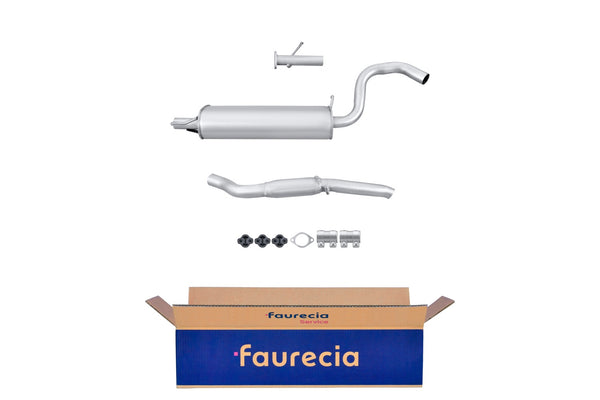 FAURECIA 8LD 366 035-771 Rear Muffler - Easy2Fit® Kit - fits TOYOTA HILUX IV Pickup
