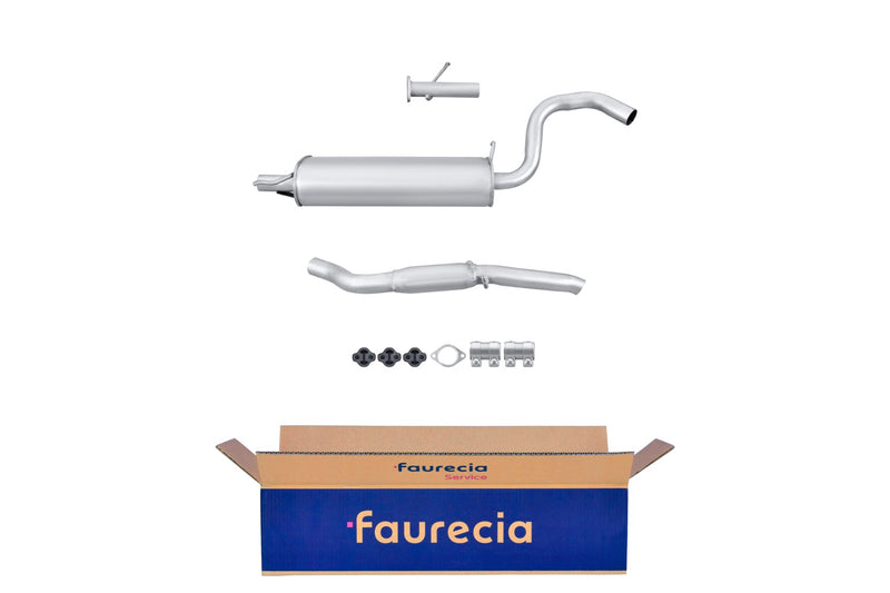 FAURECIA 8LD 366 035-771 Rear Muffler - Easy2Fit® Kit - fits TOYOTA HILUX IV Pickup