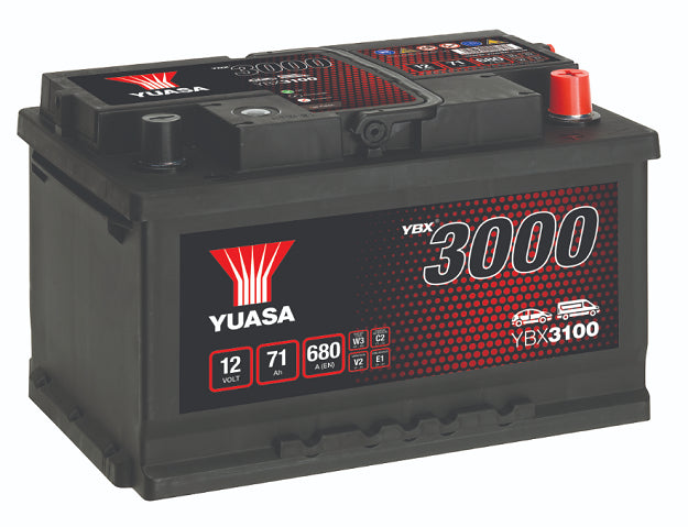 Yuasa YBX3100 - 3100 SMF Car Battery - 4 Year Warranty