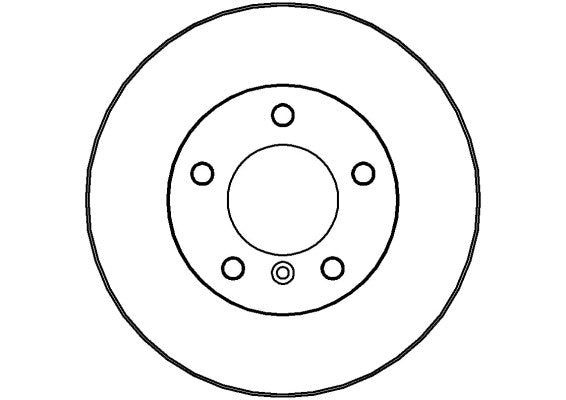 Disctech Brake Disc - Fits Mercedes-benz, Porsche - ABD3450 - Front Axle