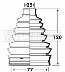 First Line Cv Joint Boot Kit Part No -FCB6104