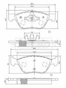 Borg & Beck Front Brake Pad Set -BBP2566