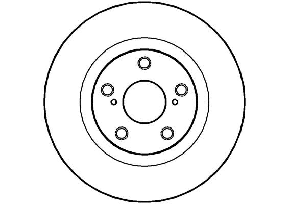 Disctech Brake Disc - Fits Toyota - ABD2098 - Front Axle