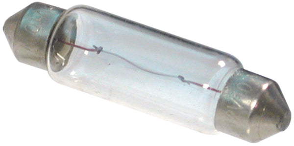 Festoon Bulbs - SV8,5-8. 11 mm Dia x 43 mm  - 740260 x10