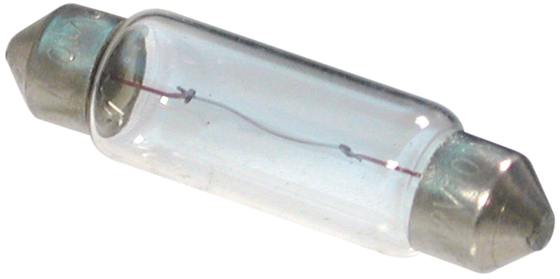 Festoon Bulbs - SV8,5-8. 11 mm Dia x 43 mm  - 740260 x10