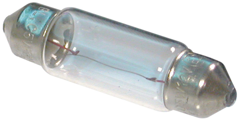 Festoon Bulbs - SV8,5-8. 11 mm Dia x 38 mm  - 740653 x10