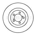 Borg & Beck Brake Disc Pair Part No -BBD4119