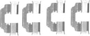 Textar Brake Pad Fitting Kit - 82076100