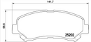 Brembo Brake Pad Set - P79028