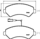 Citroen Brake Pad Set - PAD2848