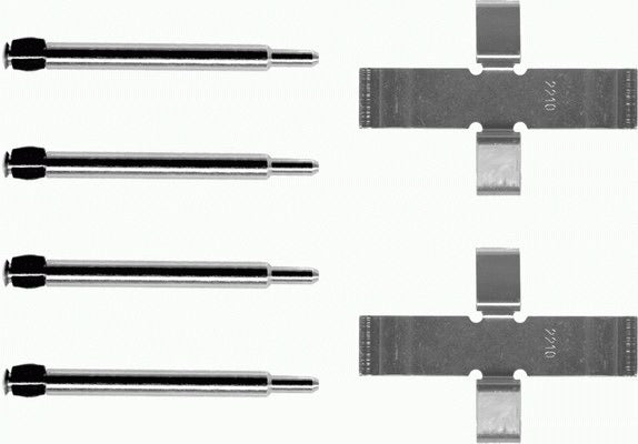 Textar Brake Pad Fitting Kit - 82012100