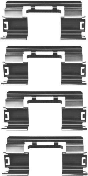 Mintex Brake Fitting Kit fits -Chevrolet Opel Vauxhall MBA1813 (also fits other vehicles)