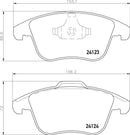 Mintex Brake Pad & Disc Kit fits -Ford Land Rover Volvo MDK0234 (also fits other vehicles)