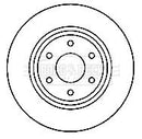 Borg & Beck Brake Disc Pair Part No -BBD4769