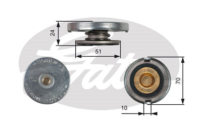 Gates Radiator Cap - RC105