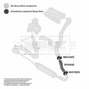 Borg & Beck Turbo Hose Part No -BTH1042