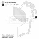 Borg & Beck Turbo Hose Part No -BTH1641