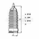 Borg & Beck Steering Gaiter Kit Part No -BSG3480