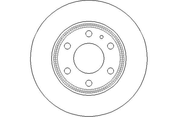 Disctech Brake Disc - Fits Iveco, Lexus - ABD3038 - Rear Axle