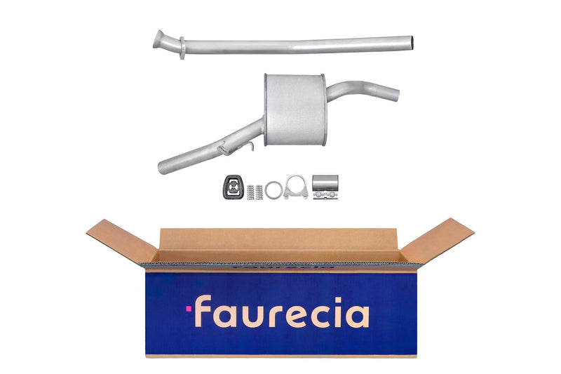 FAURECIA 8LD 366 026-891 Rear Muffler - Easy2Fit® Kit - fits BMW 3 (E30)