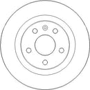 Disctech Brake Disc - Fits Volvo - ABD3431 - Rear Axle
