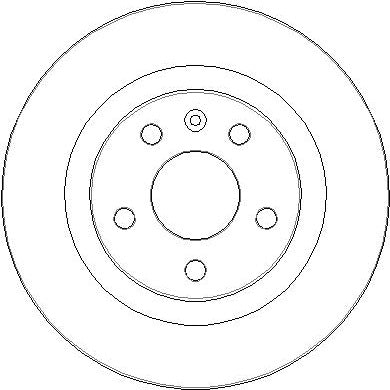 Disctech Brake Disc - Fits Volvo - ABD3431 - Rear Axle
