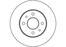 Disctech Brake Disc - Fits Autobianchi, Renault - ABD3049 - Front Axle