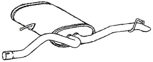 Klarius PG1027L - Box With Tail Pipe