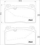 Brembo Brake Pad Set - P85123