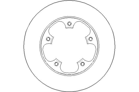 Disctech Brake Disc - Fits Chrysler, Ford - ABD3175 - Rear Axle