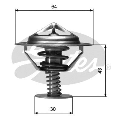Gates Thermostat, coolant - TH05982G1