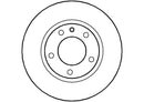 Disctech Brake Disc - Fits Alpina, Bmw - ABD2668 - Front Axle
