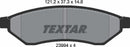 Textar Brake Pad Set - 2399401