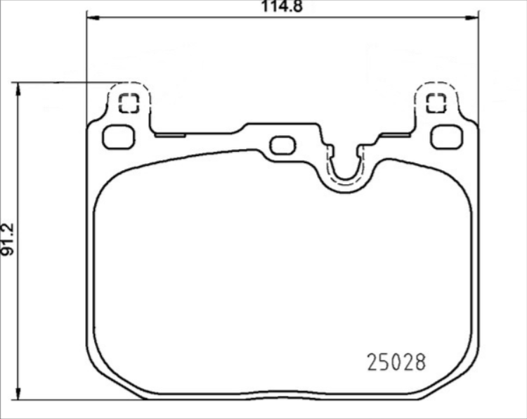 Brembo Brake Pad Set - P06110