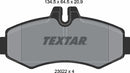 Textar Brake Pad Set - 2302201
