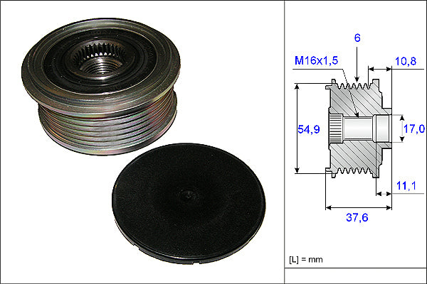 INA Alternator Freewheel Clutch - Part No - 535012310