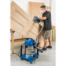 Wet and Dry Vacuum with Stainless Steel Tank and Integrated Power OutTake