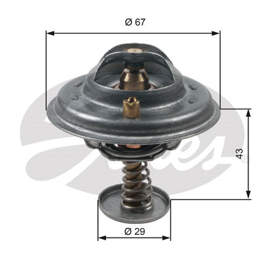 Gates Thermostat, coolant - TH27680G1