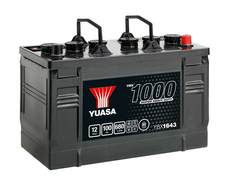 Yuasa YBX1643 Super Heavy Duty Battery - 1643