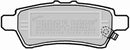 Borg & Beck Rear Brake Pad Set -BBP2006
