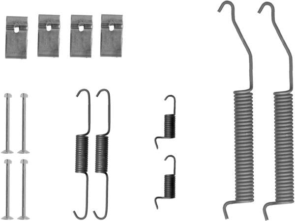 Textar Brake Shoe Fitting Kit - 97016300