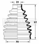 First Line Cv Joint Boot Kit Part No -FCB6066