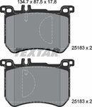 Textar Brake Pad Set - 2518301