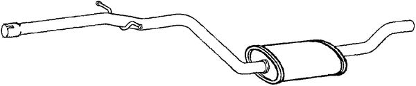 Klarius VW713L - Box With Centre Pipe  - Fits Skoda Octavia 1.6i